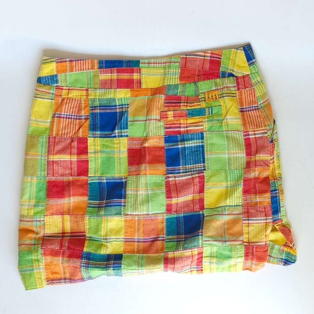 FUN LOUDMOUTH Ladies Skort Golf Skirt Women's Size 6 Patchwork Style
